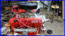 1966 mopar/ dodge poly 318 A Stroker motor