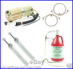 1968-1972 GM Mid Size Convertible Top System Cylinders Hoses Motor Kit Fill Tool