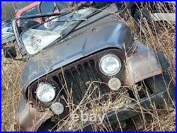 77 CJ5 Motor and running gear or whole rusted jeep, (parts)