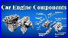 All Car Engine Components Car Engine Parts And Functions Car Engine Explained Animation Diagram