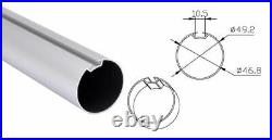 Aluminum Alloy Tube For Blinds Roller Guide Curtain Motor Frame Automatic Parts