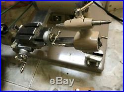 Bergeon 8 mm lathe with original accesories motor, table and other Parts