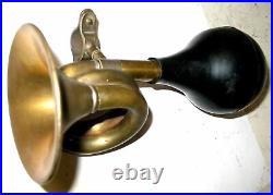 Brass Tiller Bulb Horn Curved Dash Oldsmobile Sears Motor Buggy Cdo