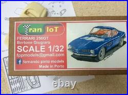 FERRARI 250Gt Bertone 1962 1/32 slot car body and parts for other chassis motor