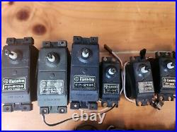 Futaba servo lot with other servos and servo parts