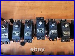 Futaba servo lot with other servos and servo parts