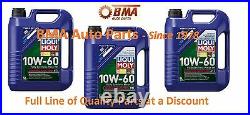 Liqui Moly Race Tech GT-1 10W-60 Synthetic Motor Oil 15 liters for M3 M5 & M6