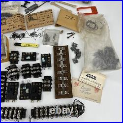 Lot of Vintage HO Scale Locomotive Motors Switch Connector Track & Other Parts