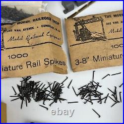 Lot of Vintage HO Scale Locomotive Motors Switch Connector Track & Other Parts