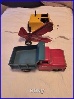 Tonka Toys Dump Truck Sand Loader Set. Original +Parts Dum Bell Others As Well