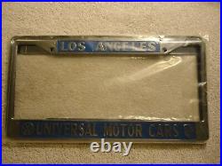 Universal Motors Los Angeles Porsche/VW License Plate Frame. Metal Brand New