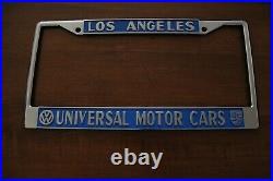 Universal Motors Los Angeles Porsche/VW License Plate Frame. Metal Brand New