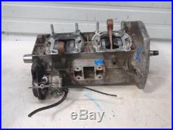 Yamaha SS440 SS 440 Twin Snowmobile Engine Motor Bottom End Crankshaft Cases