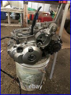 Yamaha YFZ450 OEM motor engine carb model, cases destroyed! For all other parts